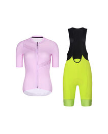 RIVANELLE maillot corto y pantalón corto - CRYSTELLE - amarillo/negro/rosa
